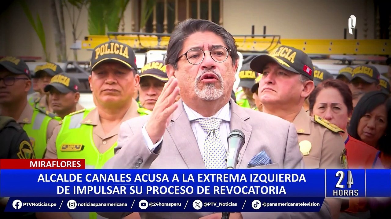 Alcalde de Miraflores acusa a la "extrema izquierda" de impulsar revocatoria en su contra