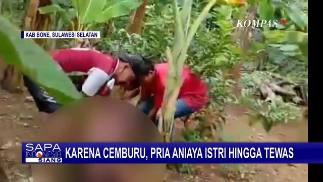 Suami Tega Bunuh Istri Karena Cemburu Buta, Jenazah Istri Ditemukan di Kebun Pisang