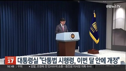 대통령실 "단통법 시행령, 이번 달 안에 개정"