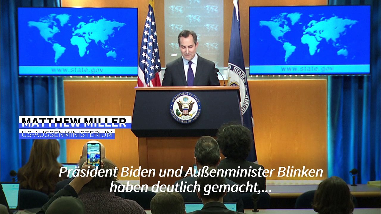 USA: Siedler-Gewalt im Westjordanland 'inakzeptabel'