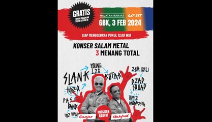 KONSER SALAM M3TAL, 3 MENANG TOTAL