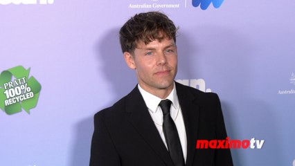 Lachlan Buchanan 2024 G'Day USA Arts Gala Blue Carpet