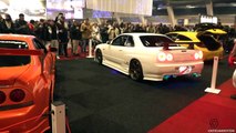 Supercars Revving at Car Show - Top Secret Supra, Novitec 812, 1000HP Skyline R33, Widebody GT-R R35