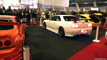 Supercars Revving at Car Show - Top Secret Supra, Novitec 812, 1000HP Skyline R33, Widebody GT-R R35