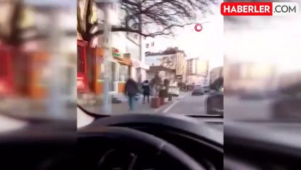 Kendisini almayan minibüs şoförünü aracıyla takip edip tepki gösterdi