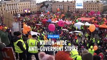 Finland's transport networks crippled by ongoing national strike action