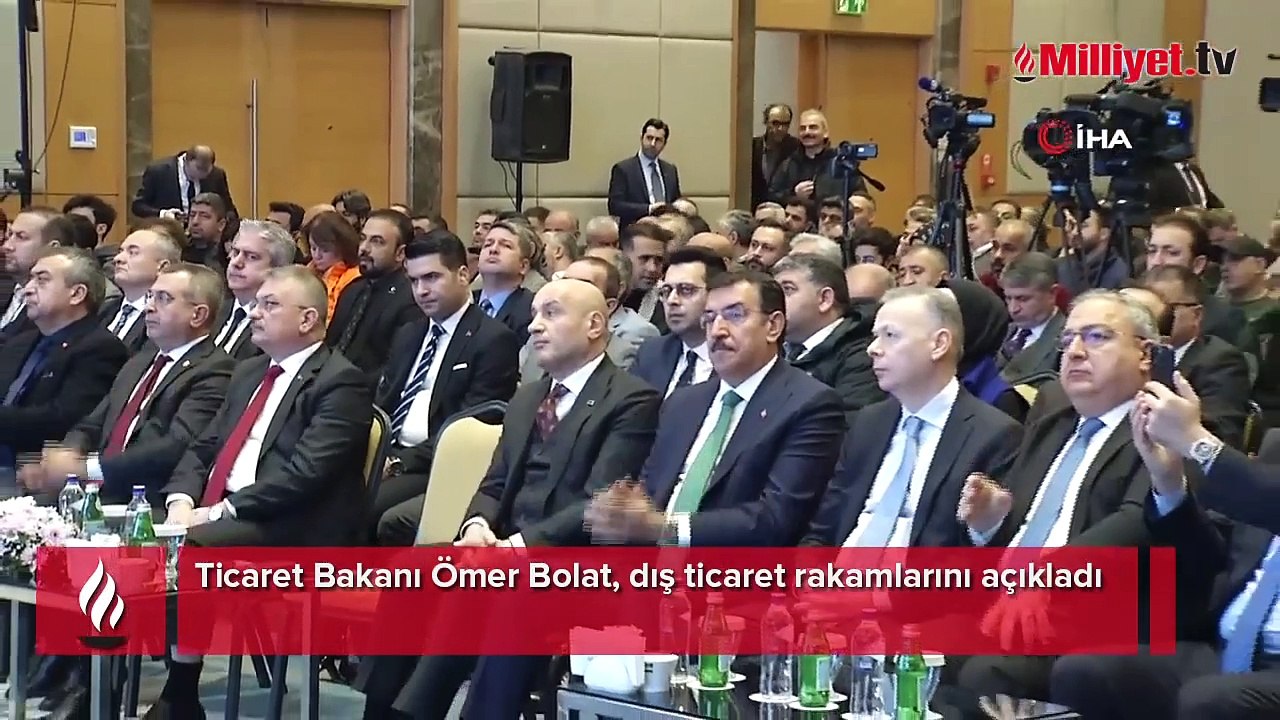 Bakan Bolat dış ticaret rakamlarını açıkladı