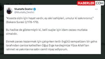 Taksici cinayetine atıfta bulunan Mustafa Destici, 3 suç için idam istedi