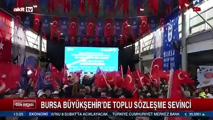 Bursa Büyükşehir'de toplu sözleşme sevinci