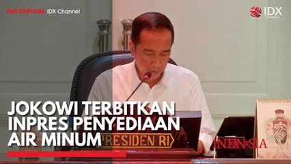 Jokowi Terbitkan Inpres Penyediaan Air Minum