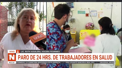 Paro de 24 horas de trabajadores en salud