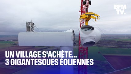 TANGUY DE BFM - Un village s'achète... 3 gigantesques éoliennes
