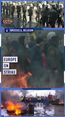 Farmers’ strike immobilizes France, Belgium, Greece