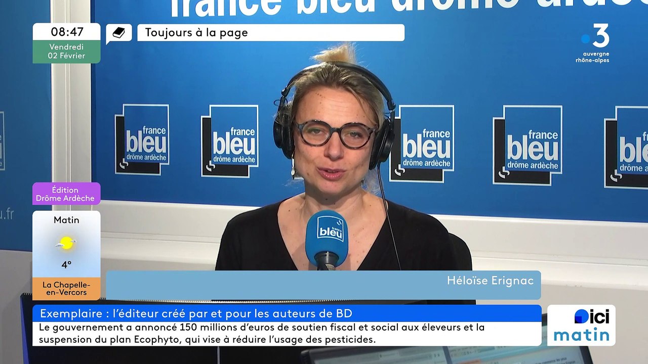 Davy Mourier et les Editions Exemplaire à Tournon-sur-Rhône