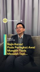Rupanya kalau najis keras adalah bahaya