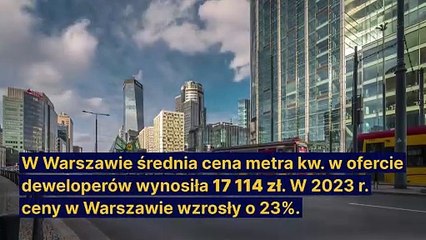 Drożejące mieszkania w Polsce