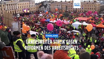 Finnlands Verkehrsnetze durch anhaltende nationale Streiks lahmgelegt