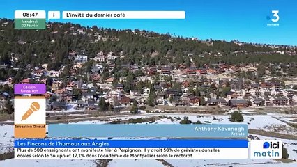 Anthony Kavanagh sur France Bleu Roussillon