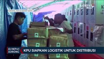 KPU Kota Sorong Sortir Logistik Pemilu Sebelum Distribusi ke TPS