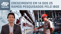 Produção industrial do Brasil cresce 1,1% em dezembro; Alan Ghani comenta