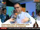 Continúa por tercer día consecutivo la Expo Gobierno 2024 desde el Poliedro de Caracas