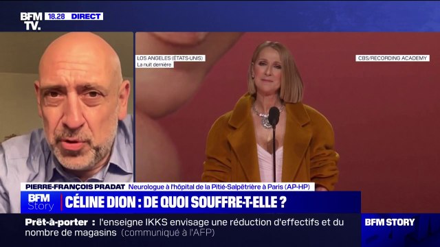 Raideur généralisée, spasmes très douloureux... : Le neurologue Pierre-François Pradat présente les symptômes du syndrome de la personne raide dont souffre Céline Dion