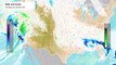 Atmospheric river pushes east