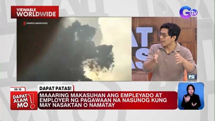 Sino ang may pananagutan sa nasunog na pagawaan ng paputok sa Laguna? | Dapat Alam Mo!