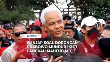Jawab Ganjar soal Dorongan Prabowo Ikuti Langkah Mahfud MD Mundur: Butuh Etika, Butuh Kemauan