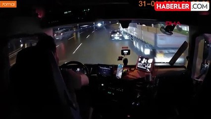 TIR Şoförü Akaryakıt Hırsızlarını Korkutarak Kaçırdı