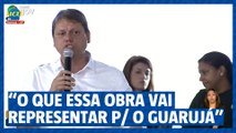 Ao lado de Lula, Tarcísio fala do impacto das obras anunciadas