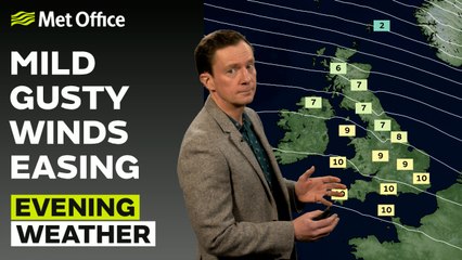 Met Office Evening Weather Forecast 02/02/24 – Generally dry, with outbreaks of rain