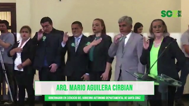Posesión gabinete del gobernador en ejercicio Mario Aguilera