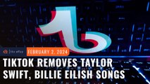 TikTok users losing access to Taylor Swift, Billie Eilish songs