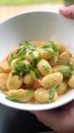 Gnocchi à la tomate, mozzarella et au basilic ! #dailycuisine #dailyfood