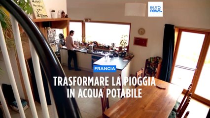 Acqua piovana da bere e per uso quotidiano: ecco come fanno in Francia