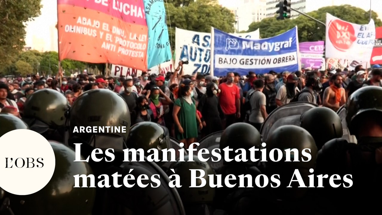 Dans l'Argentine de Javier Milei, la mobilisation contre la dérégulation réprimée rudement