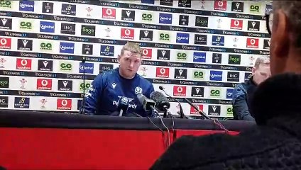 Finn Russell ahead of Wales v Scotland