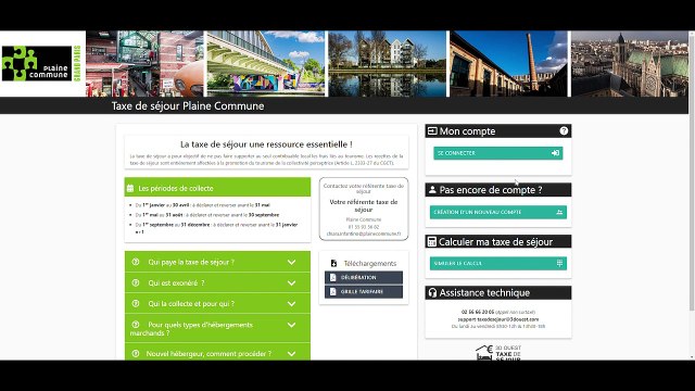 Déclarer sa taxe de séjour à Plaine Commune