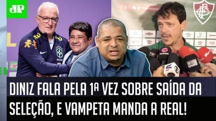 DESABAFOU! "O DINIZ SABIA! Ele FICOU DE OLHO GRANDE!" Entrevista sobre Seleção faz Vampeta DISPARAR!