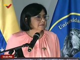 Vpdta. Delcy Rodríguez: Hoy se debate la posesión sobre las riquezas de Venezuela