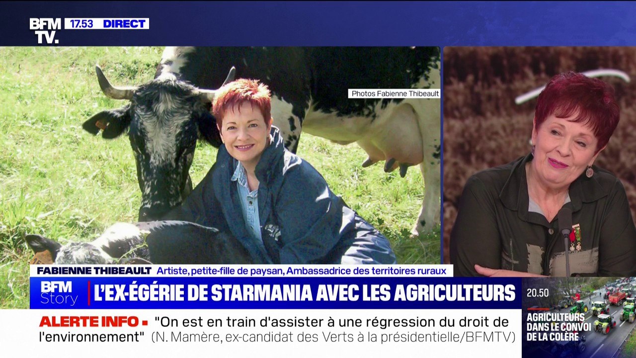 "J'essaye d'apporter humblement mon savoir-faire de femme de spectacle pour faire valoir celui des paysans":  L'égérie de Starmania, Fabienne Thibeault, rend hommage aux territoires ruraux