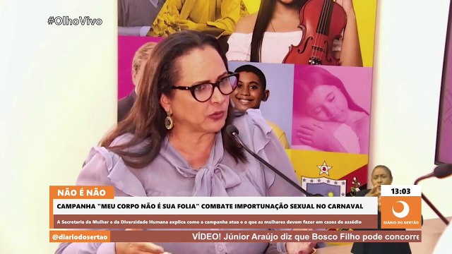 Estado lança campanha “Meu Corpo Não É Sua Folia” para combater importunação sexual no Carnaval