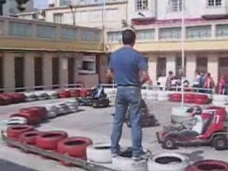 Anniversaire de kamil au karting de juan les pins