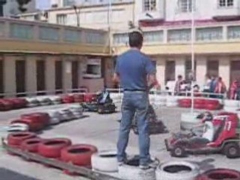 Anniversaire de kamil au karting de juan les pins