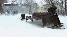 Tempesta di neve in Russia: raffiche di vento e temperature in calo a -33 gradi