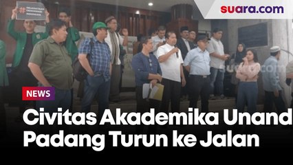Civitas Unand Padang Turun ke Jalan, Prihatin Penguasa Terang-terangan Berpihak Jelang Pemilu 2024