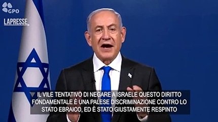 Medioriente, Netanyahu: «L'accusa di genocidio è falsa e oltraggiosa»