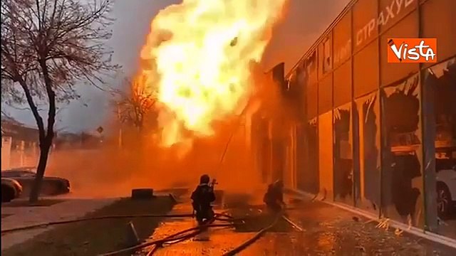 Le devastazione in Ucraina dopo gli ultimi attacchi russi