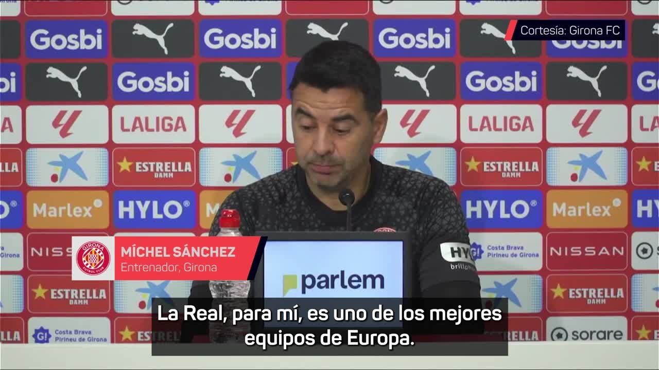 Míchel: "La Real es uno de los mejores equipos de Europa"
